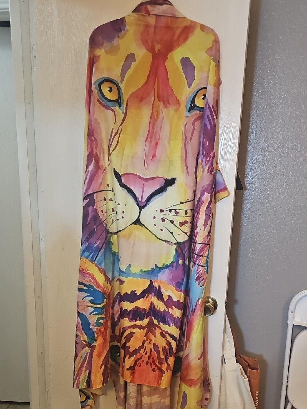 Sassy Jones Multicolor Watercolor Kimono - Picture 4 of 4